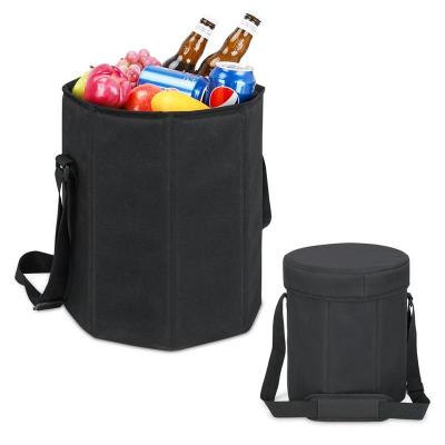 2 In 1 Outdoor Picnic Folding Seat Chair Insulated Cooler Bag 