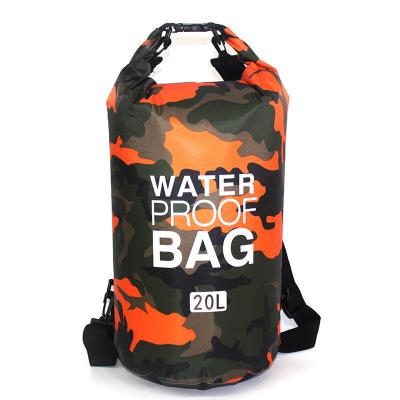 2l 5l 10l 15l 20l 30l Boating Floating Hiking Kayak Pvc Outdoor Water Sports Ocean Pack Waterproof Dry Bag   Camouflage Waterproof Dry Bag