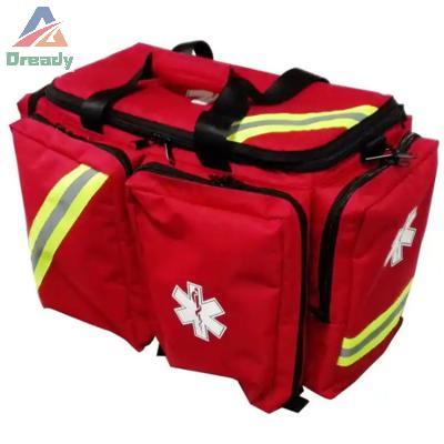 The most Cost-effective First Aid Deluxe Medical Oxygen Bag - Fully Padded with Shoulder Straps and Yellow Trim