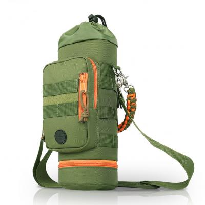 High Quality Insulated Water Bottle Holder With Shoulder Strap Water Bottle Carrier Bag 