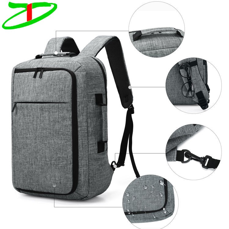 travel men computer case custom business backpack table pc laptop bag with charging port