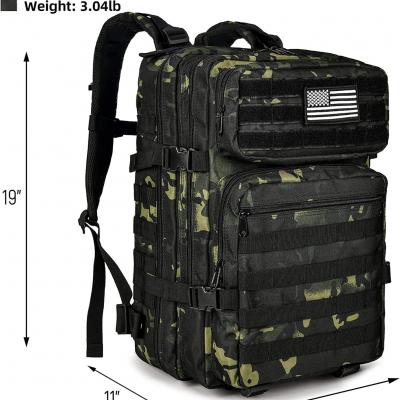 Wholesale Camouflage 45l Large Outdoor Molle 3p Army Military Tactical Backpack Mochila Travel Backpack 