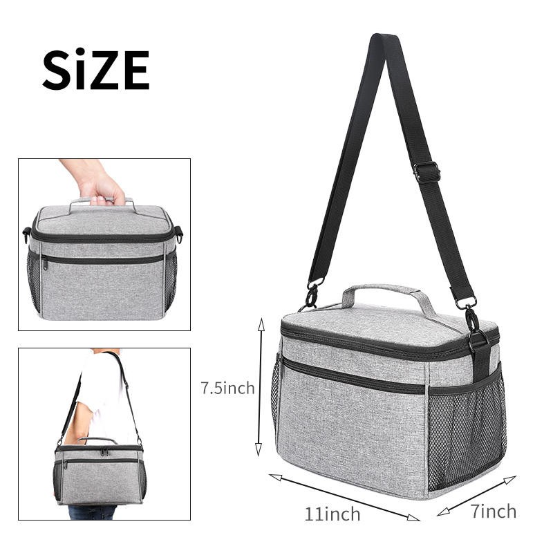 New Arrival Custom Insulated Lunch Box Thermal Picnic Lunch Bag 