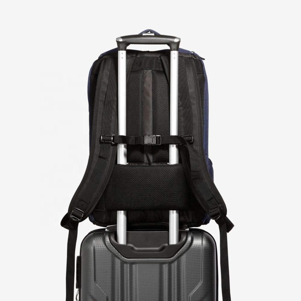 Business Laptop Backpack Waterproof Travel Daypack Black Slim Fashion Backpack