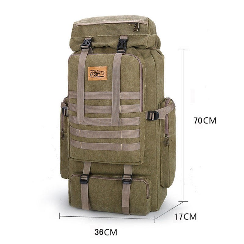 2023Fast Delivery Large Capacity hiking backpack Outdoor Camping Travel Bag Waterproof Military backpack